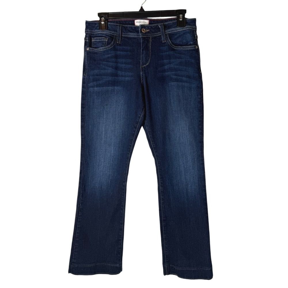 Fran Denim Nora Bootcut Jeans Women 29 Dark Wash Blue Denim Luxury Western